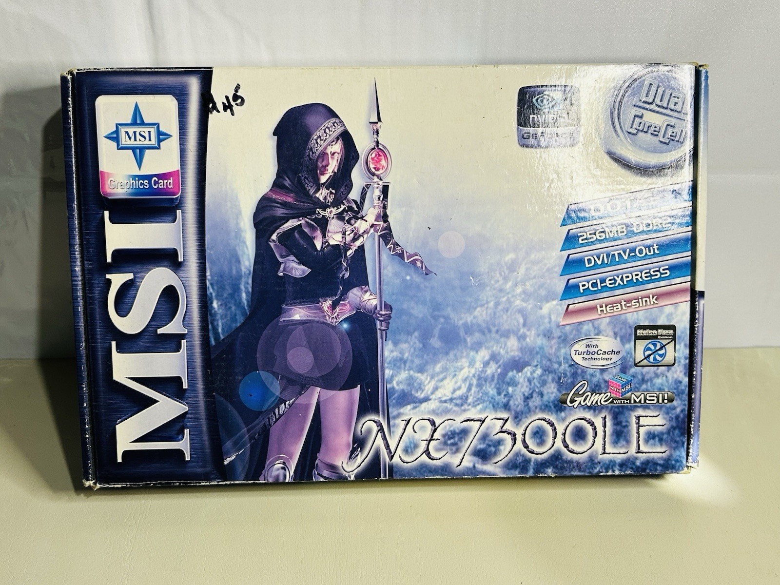 MSI GeForce 7300 GS NX7300GS-TD256EH 256MB DDR2 PCI-E 1.0 VGA DVI S-Video