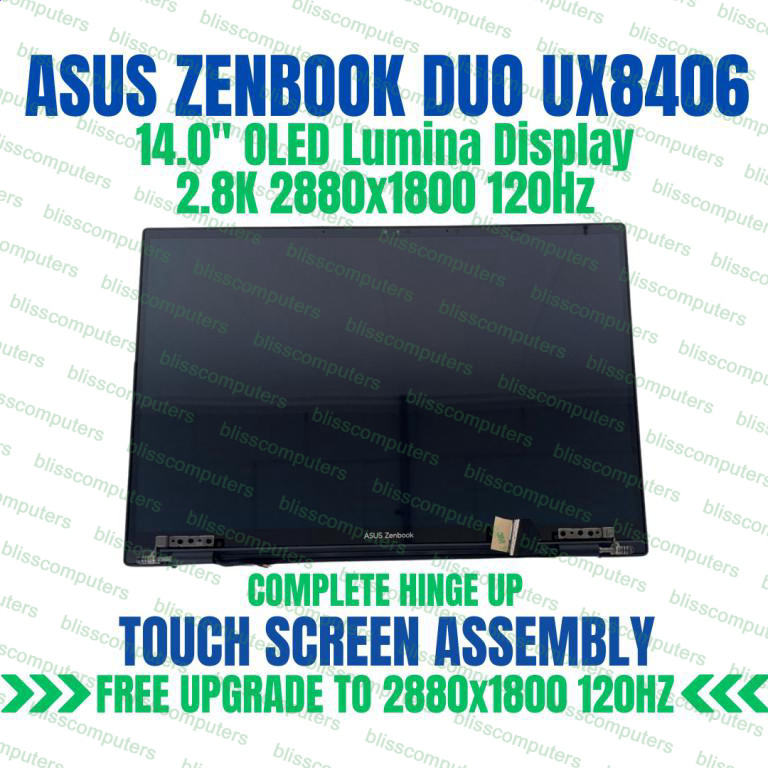 ASUS Zenbook Duo 14 UX8406 AMOLED Touch Top Assembly 14″ 2880×1800 Black
