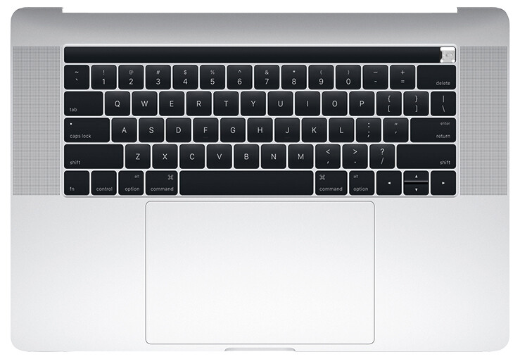 MacBook Pro A1707 2016-2017 15″ Silver Top Case Keyboard + Touchpad 661-06378 B