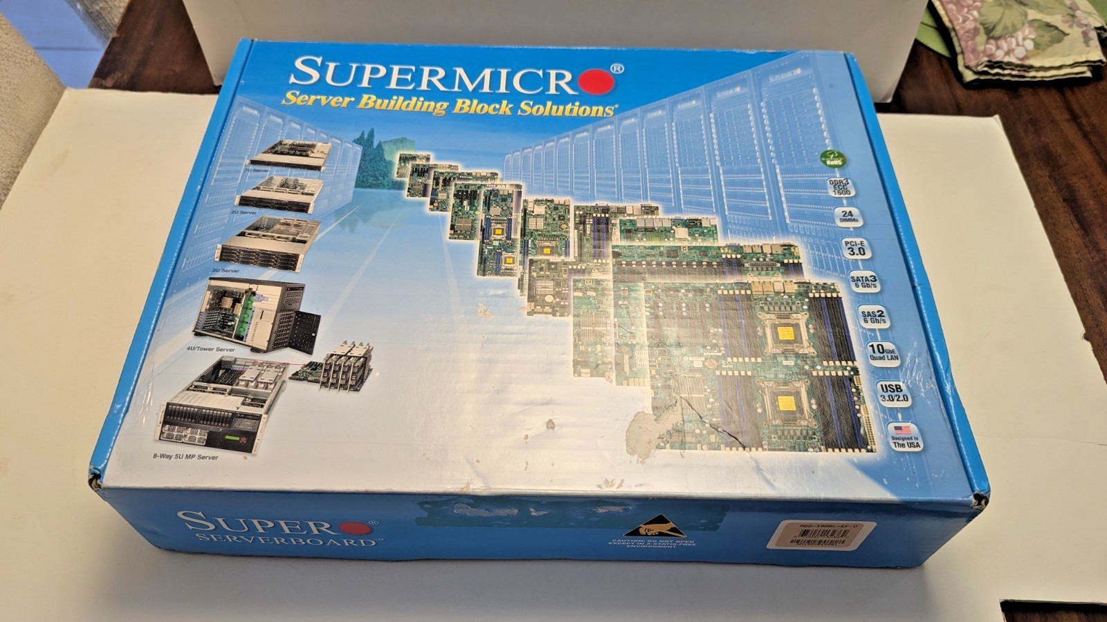 Supermicro X9DRL-EF Server Motherboard, Intel Chipset, Socket R LGMBD-X9DRL-EF-O