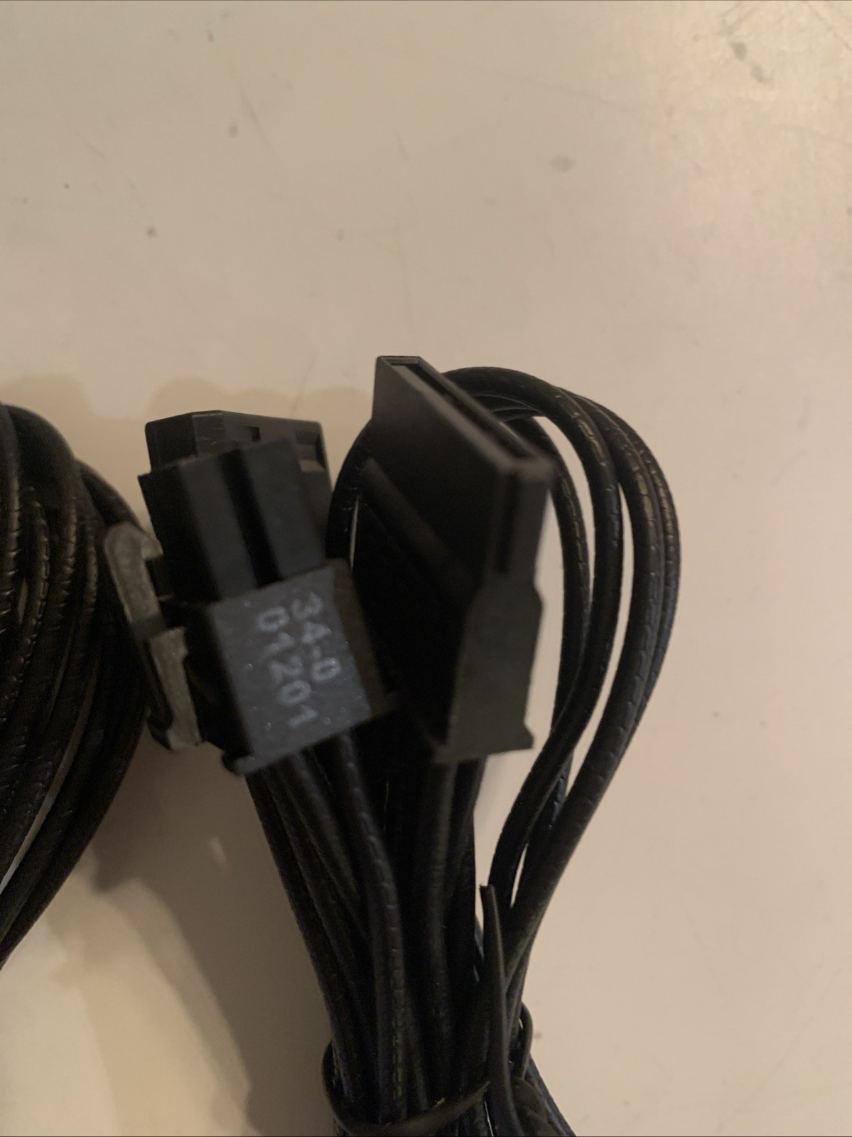 Lot of 4 Corsair RMe Series RM750e SATA CPU PCI-E Replacement Wires/Cables