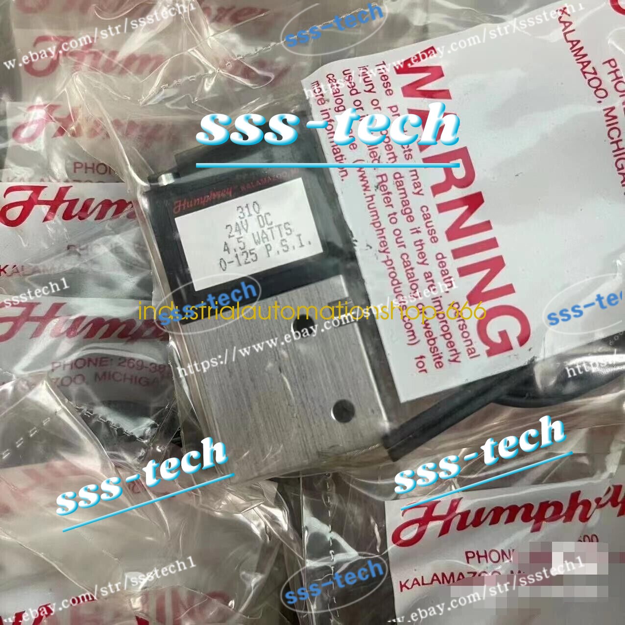 1pc NEW 10 24VDC 4.5 WATTS 0-125 P.S.I 269-381-5500 Solenoid valve Via DHL/FedEX