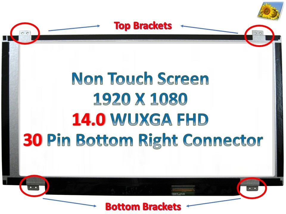 14.0 FHD IPS LCD SCREEN for lenovo thinkpad T470S T480S NON-TOUCH B140HAN02.4