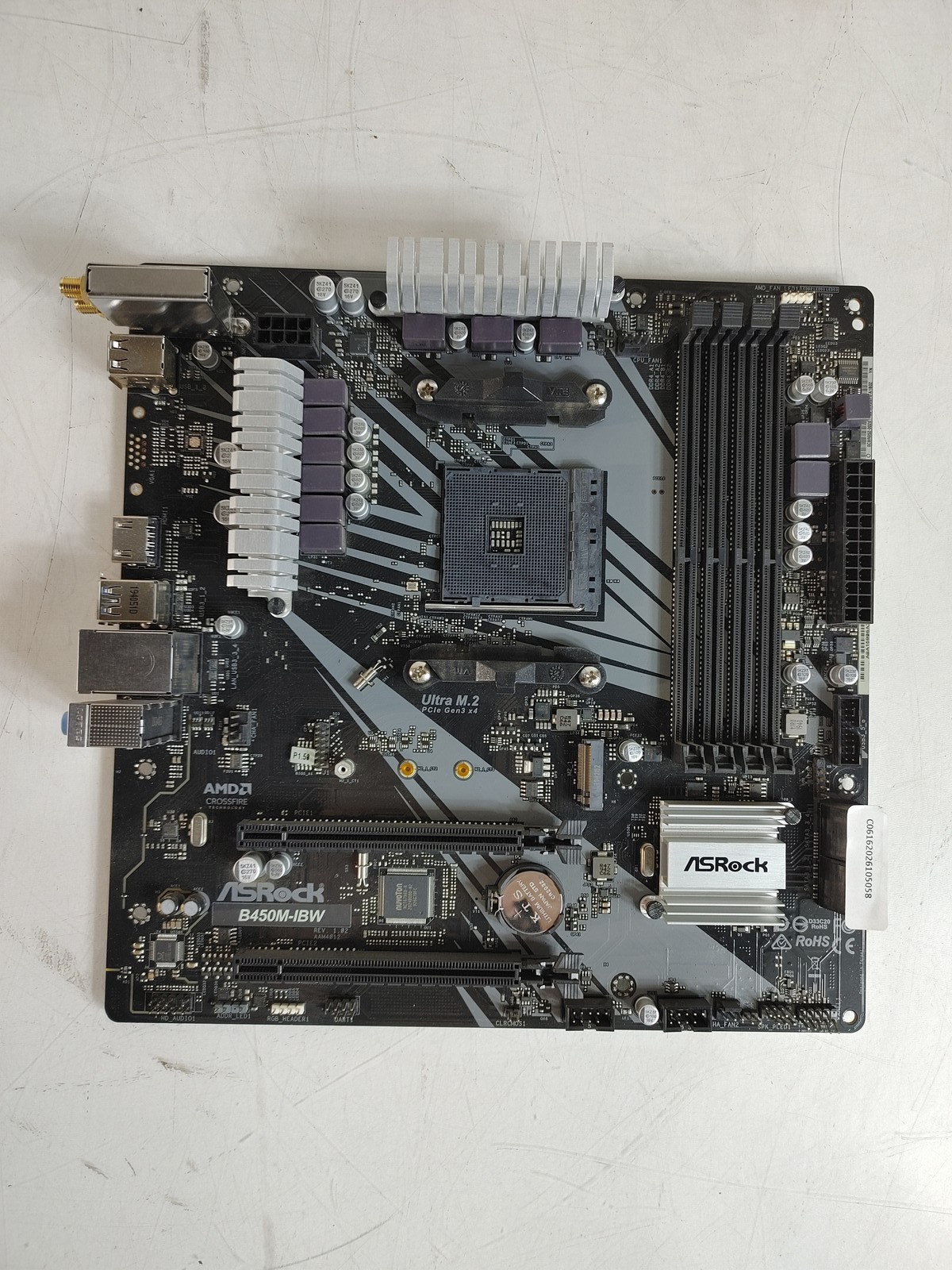 ASRock B450M-IBW AMD Socket AM4 DDR4 Desktop Motherboard