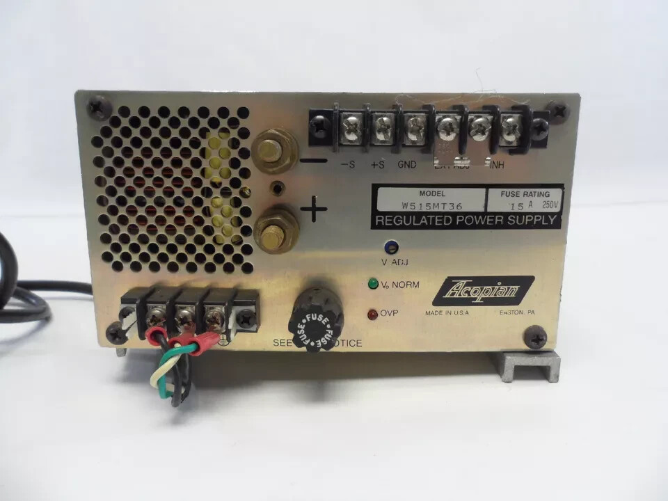 Acopian Power Supply W515MT36 , Good Working Unit / With 30 Days Warranty
