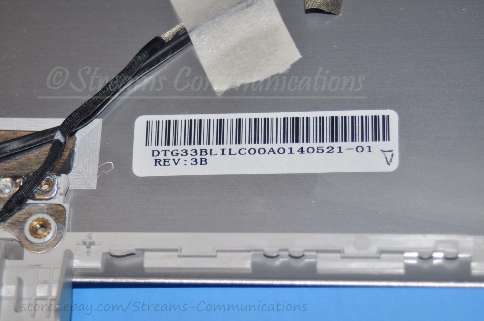TOSHIBA Satellite S55-B S55-B5280 15.6 in LCD Back Cover Lid w/ Webcam + Antenna