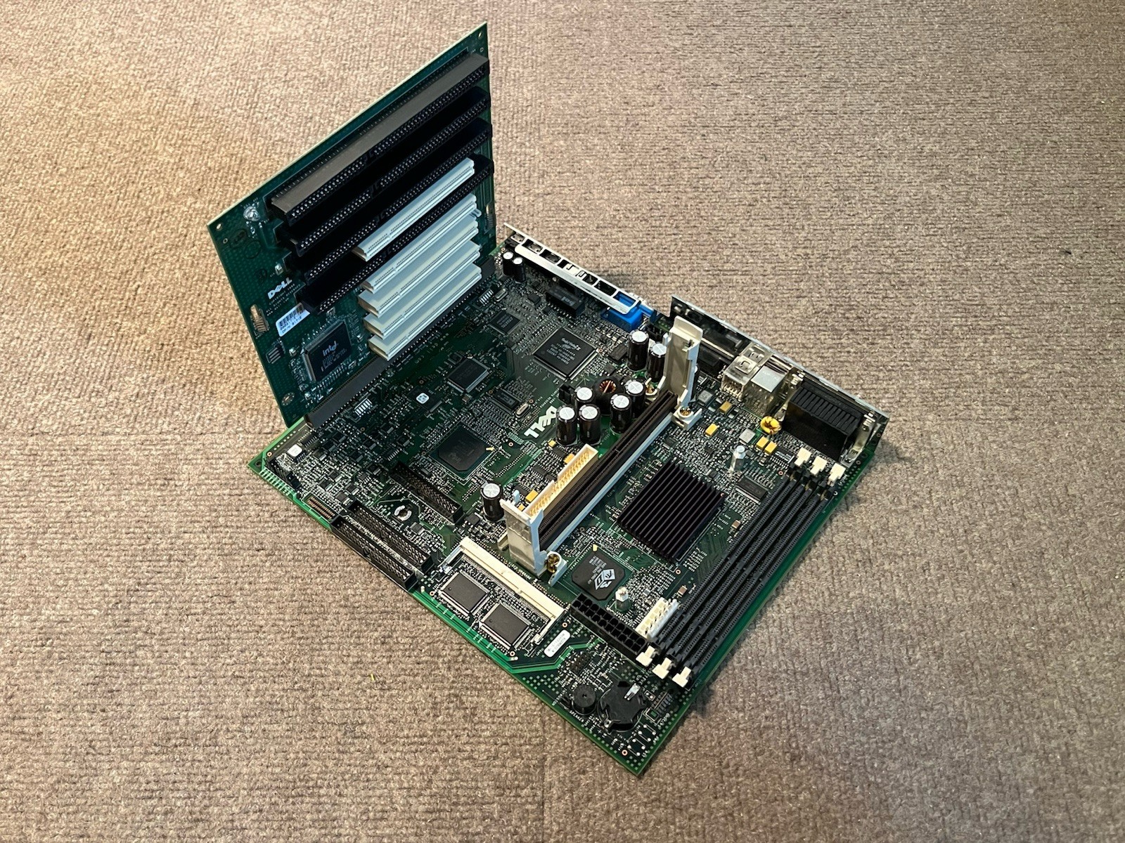 DELL OptiPlex GX1 Motherboard & Riser Card 0007803C-12411-933-PM0F ~ Tested