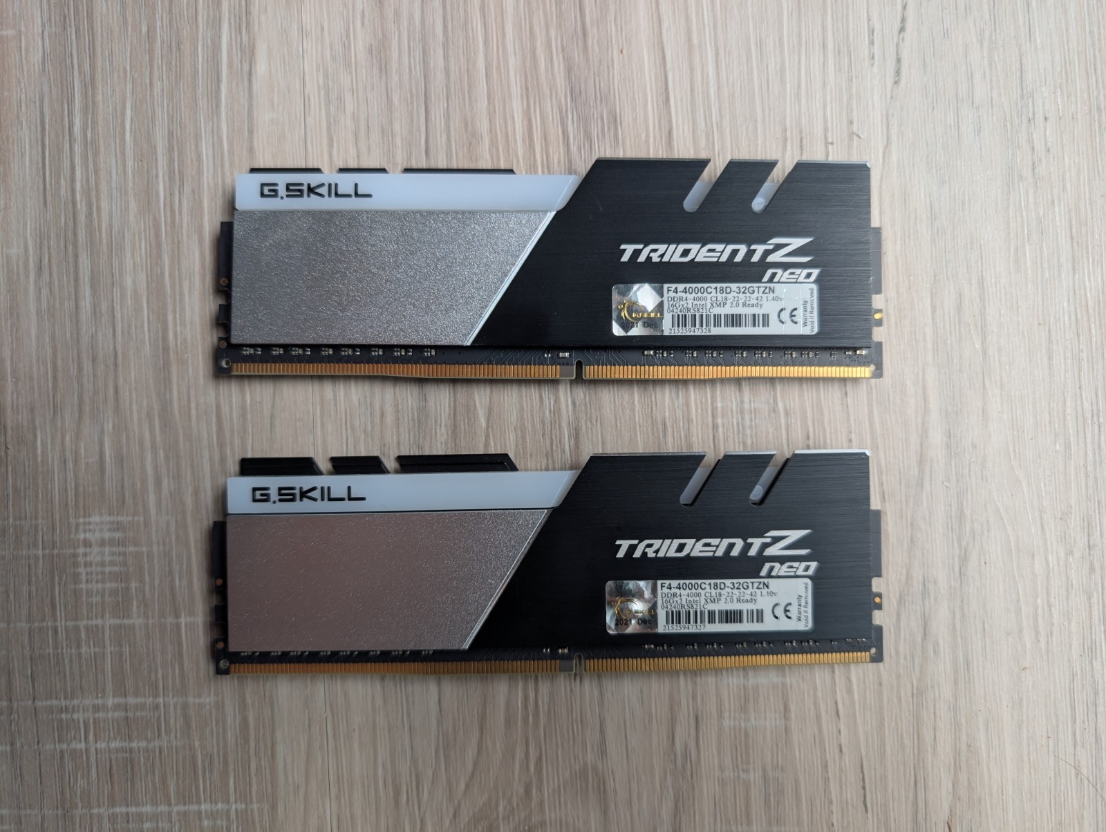 G. Skill Trident Z Neo Series 32GB PC RAM DDR4 4000MHz (2 x 16GB)