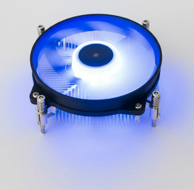 HIGH POWER® Low Profile Blue LED Intel Socket LGA1700 fo i7/i5/i3/i9 CPU Cooling