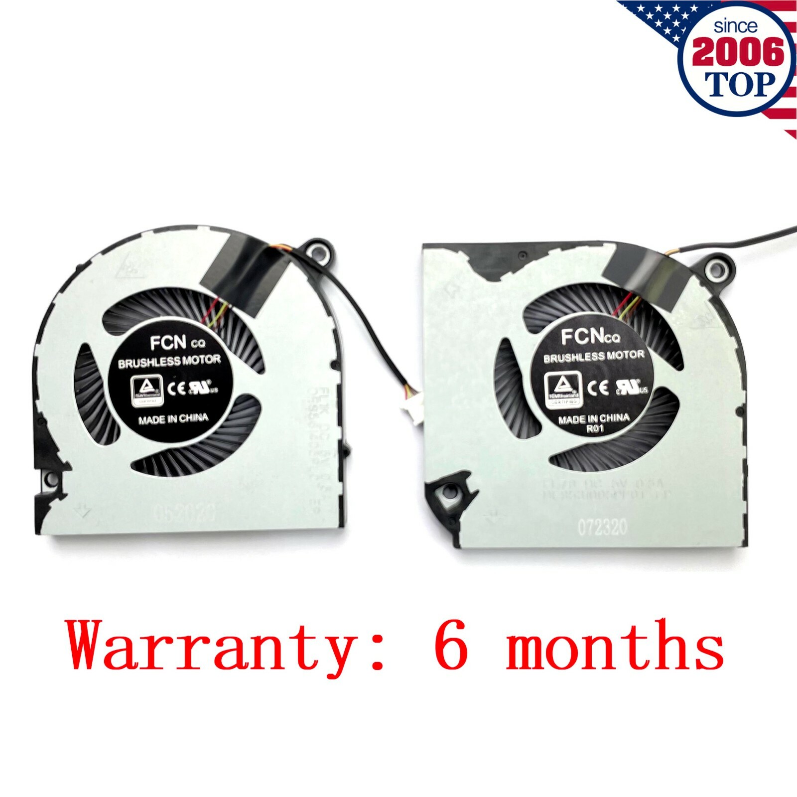 Genuine CPU+GPU Cooling Fan for Acer Nitro 5 AN515-43 AN515-54 AN517-51 AN715-51