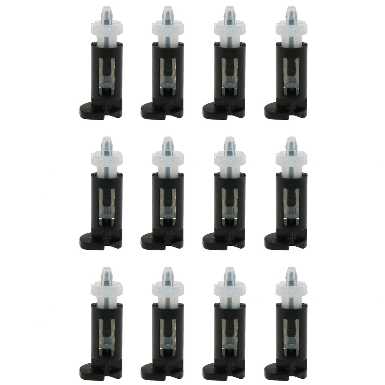 12PCS Heatsink CPU Pin Mounting Plastic Pins Push Screw for Intel LGA Socket 775