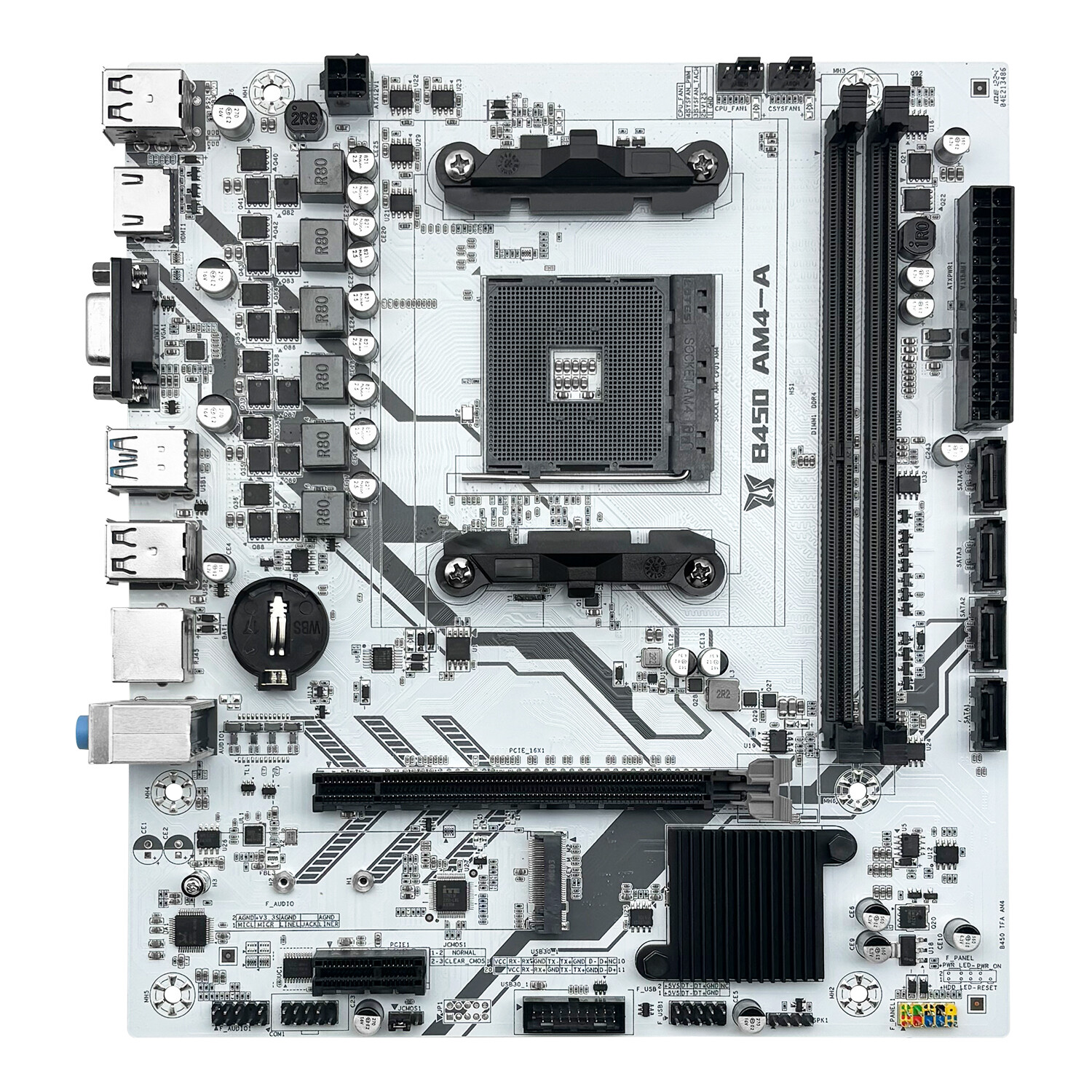 B450 AM4 AMD B550 Chipset SATA 6Gb/s Micro ATX Motherboard DDR4 NVMe/SATA M.2