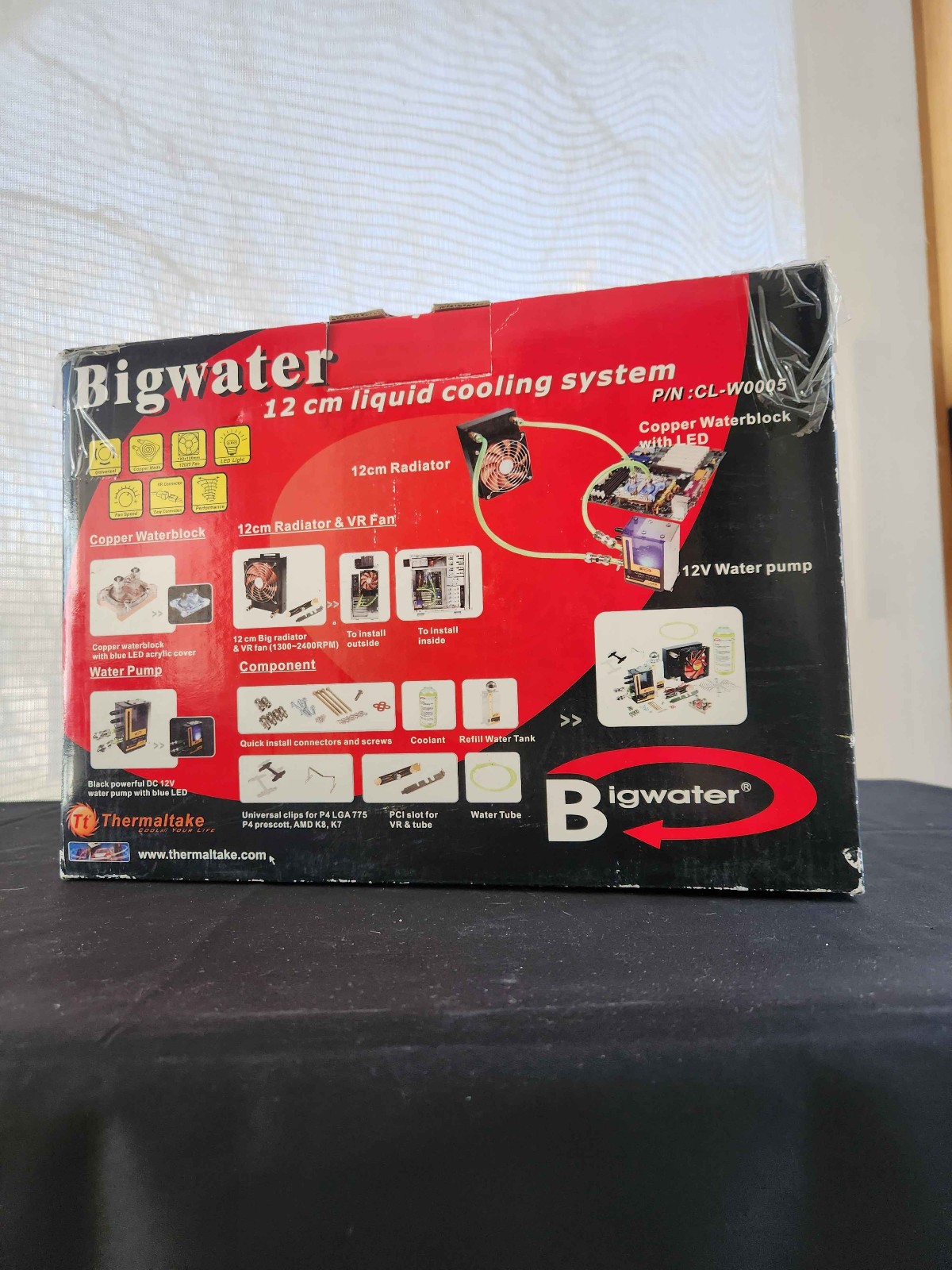 Thermaltake Bigwater CL-W0005 12cm Liquid Cooling System w/ Copper Waterblock