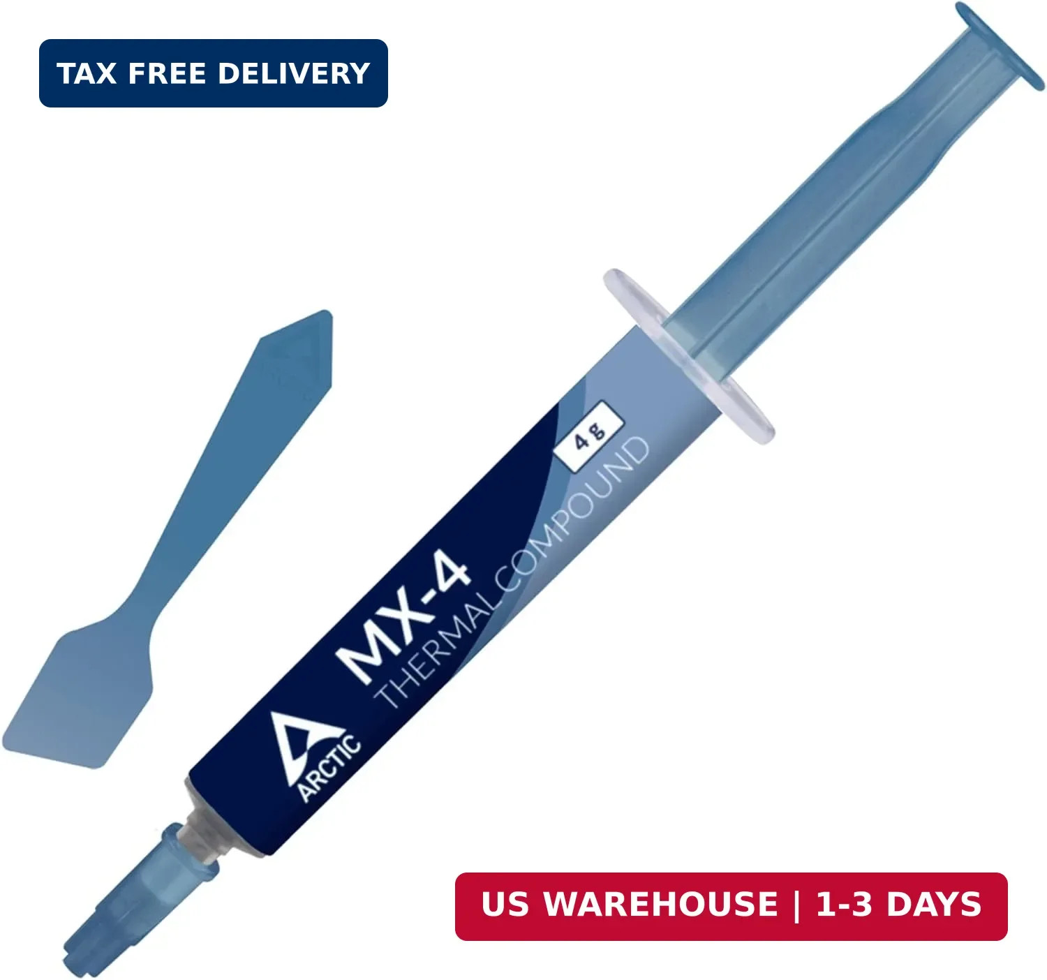 ARCTIC MX-4 (incl. Spatula, 4 g) – Premium Performance Thermal Paste for All Pro