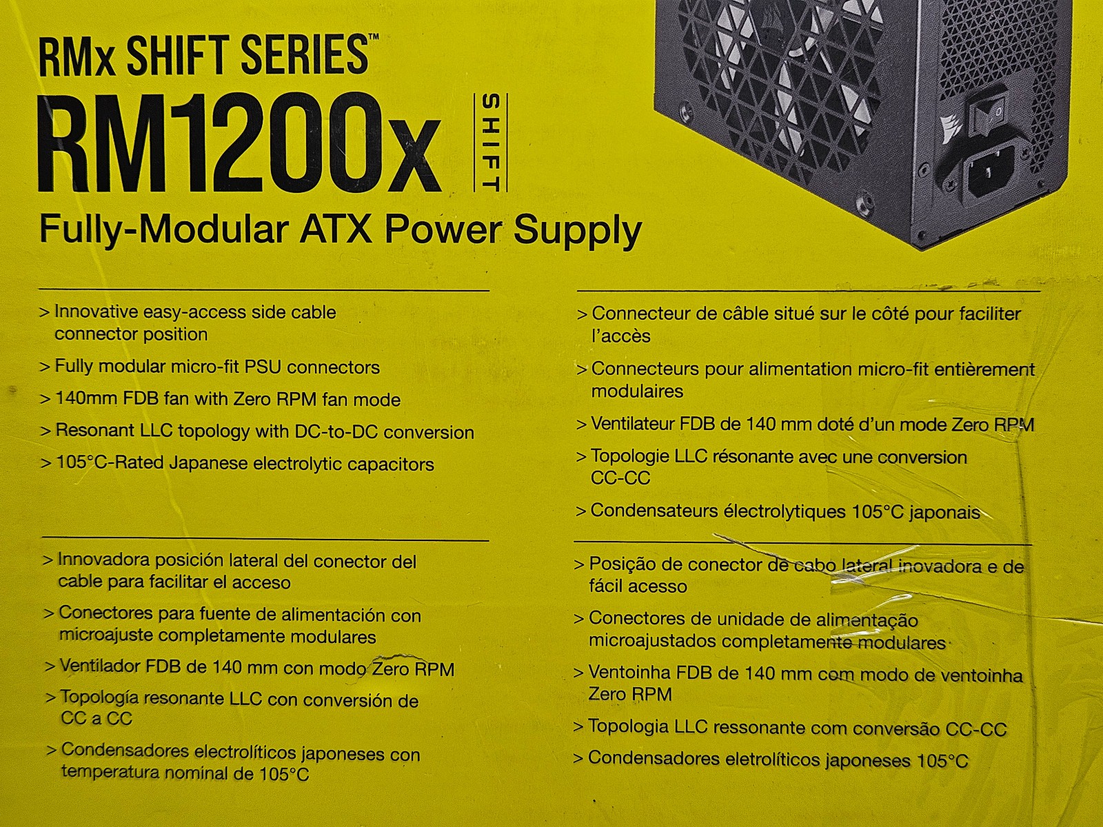 Corsair RMx Shift Series RM1000x Shift Fully-Modular ATX Power Supply – READ AD