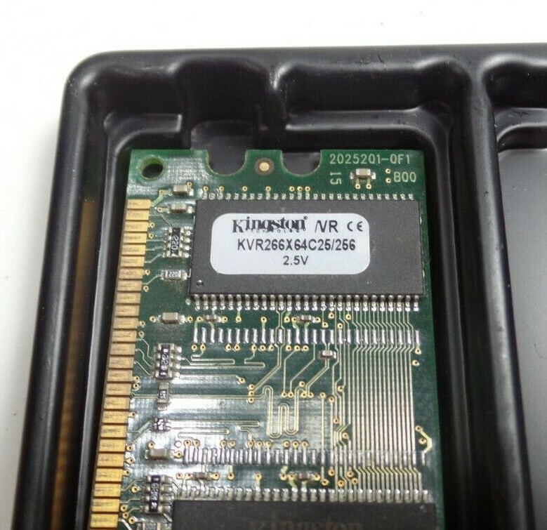 Kingston KVR266X64C25/256 DIMM 256 MB 266 MHz DDR Memory
