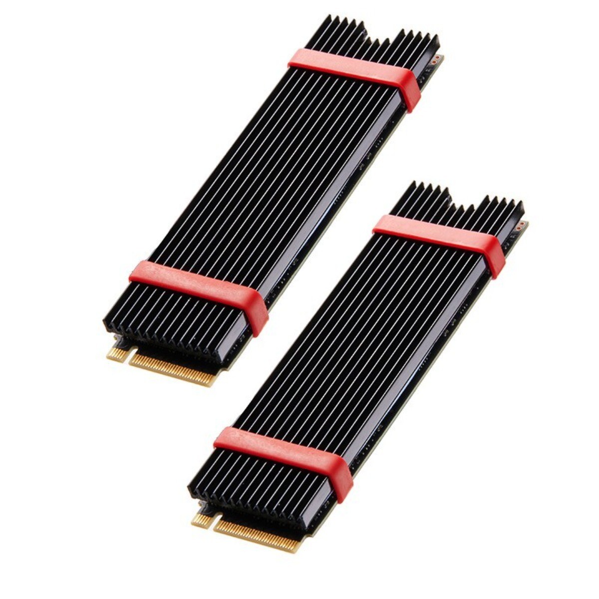M.2 NGFF NVMe 2280 PCIE SSD Aluminum Cooling Heat Sink with Thermal Pad