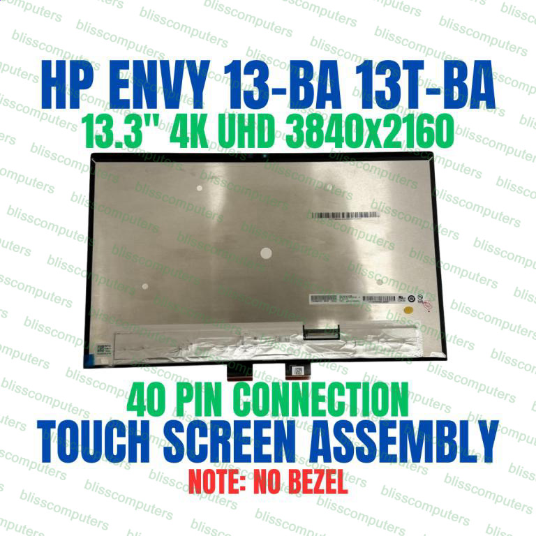 L96796-001 HP Envy 13-BA0030CA 13-BA0045CL LCD Display Touch Screen Assembly