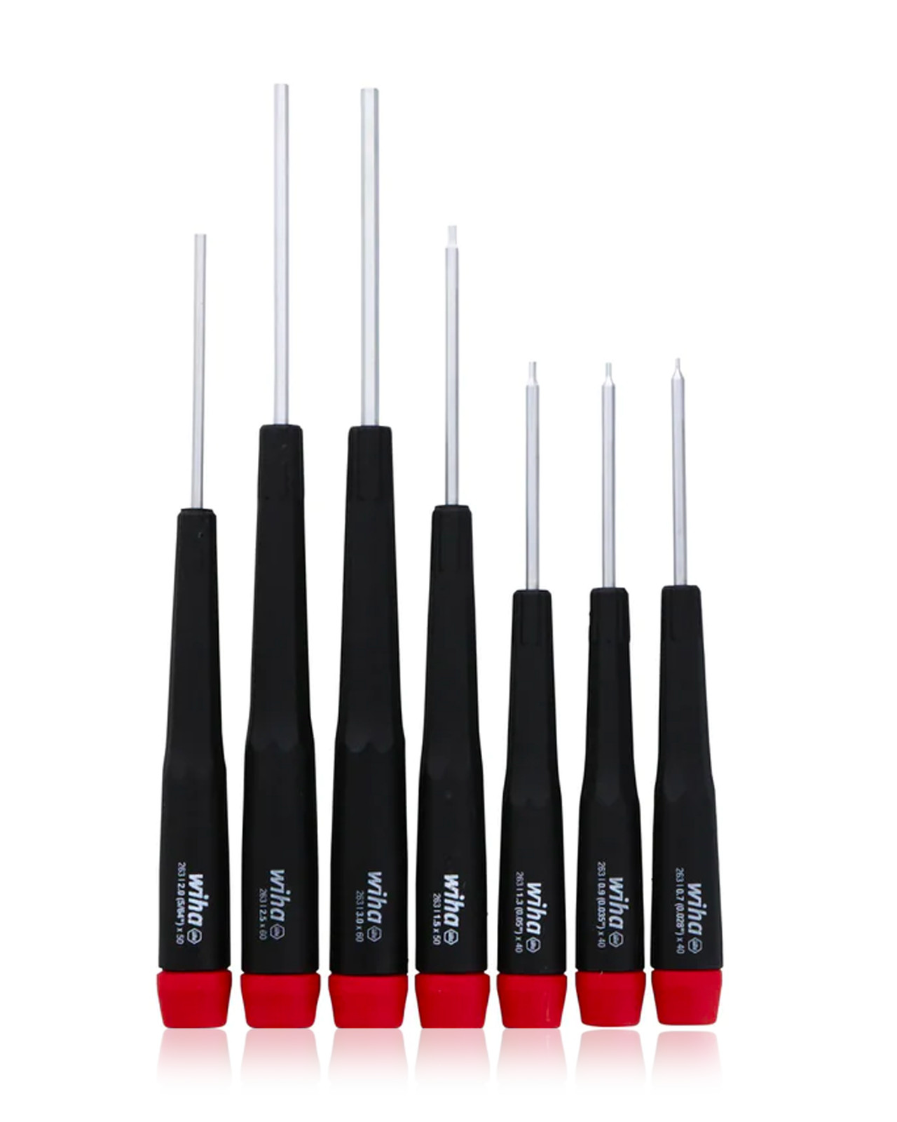 Replacement Wiha 7 Piece Precision Hex Screwdriver Set – Metric