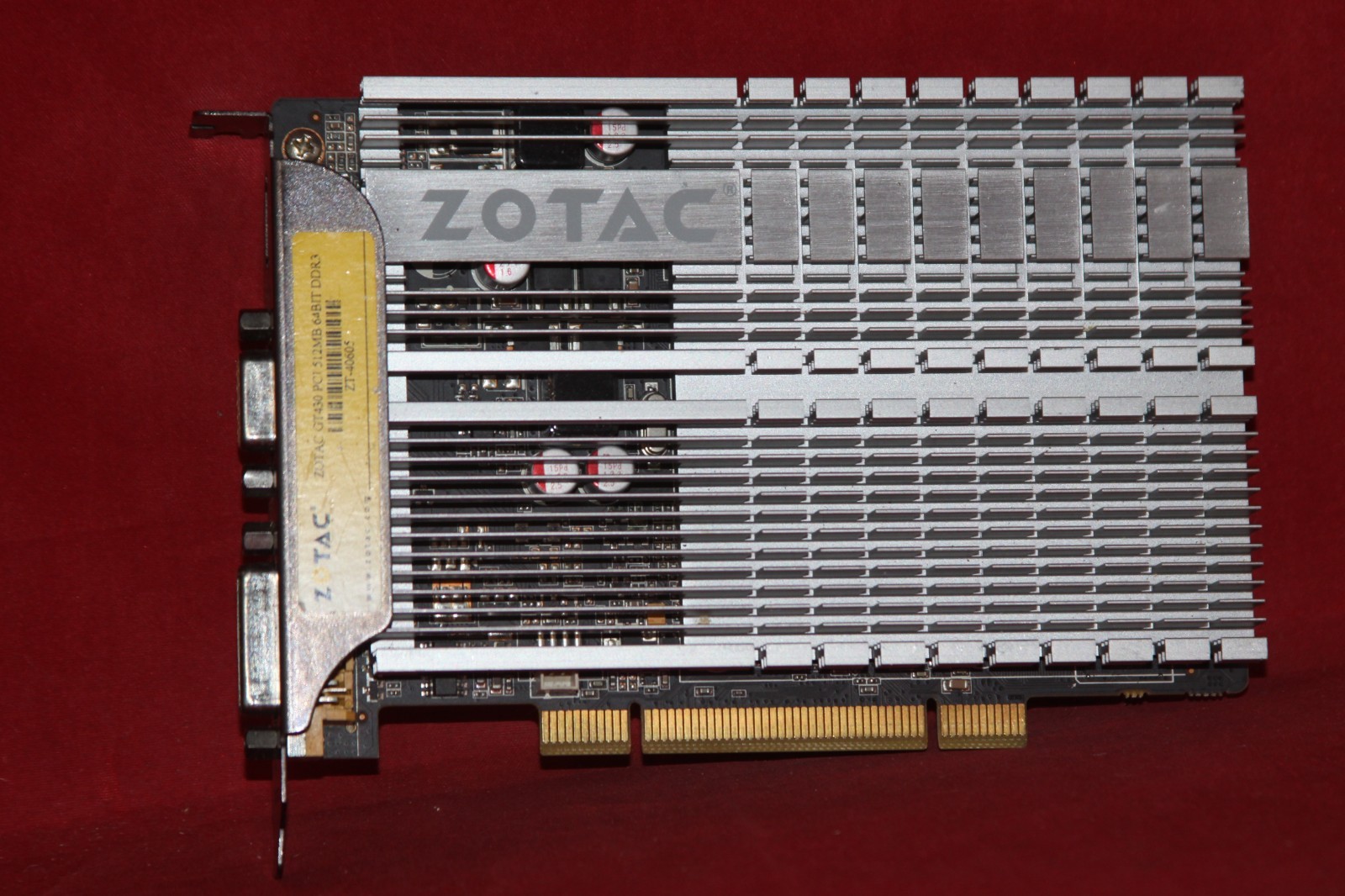 Zotac NVIDIA GeForce GT430, 512MB 64BIT DDR3, PCI Graphics Card. (ZT-40605)