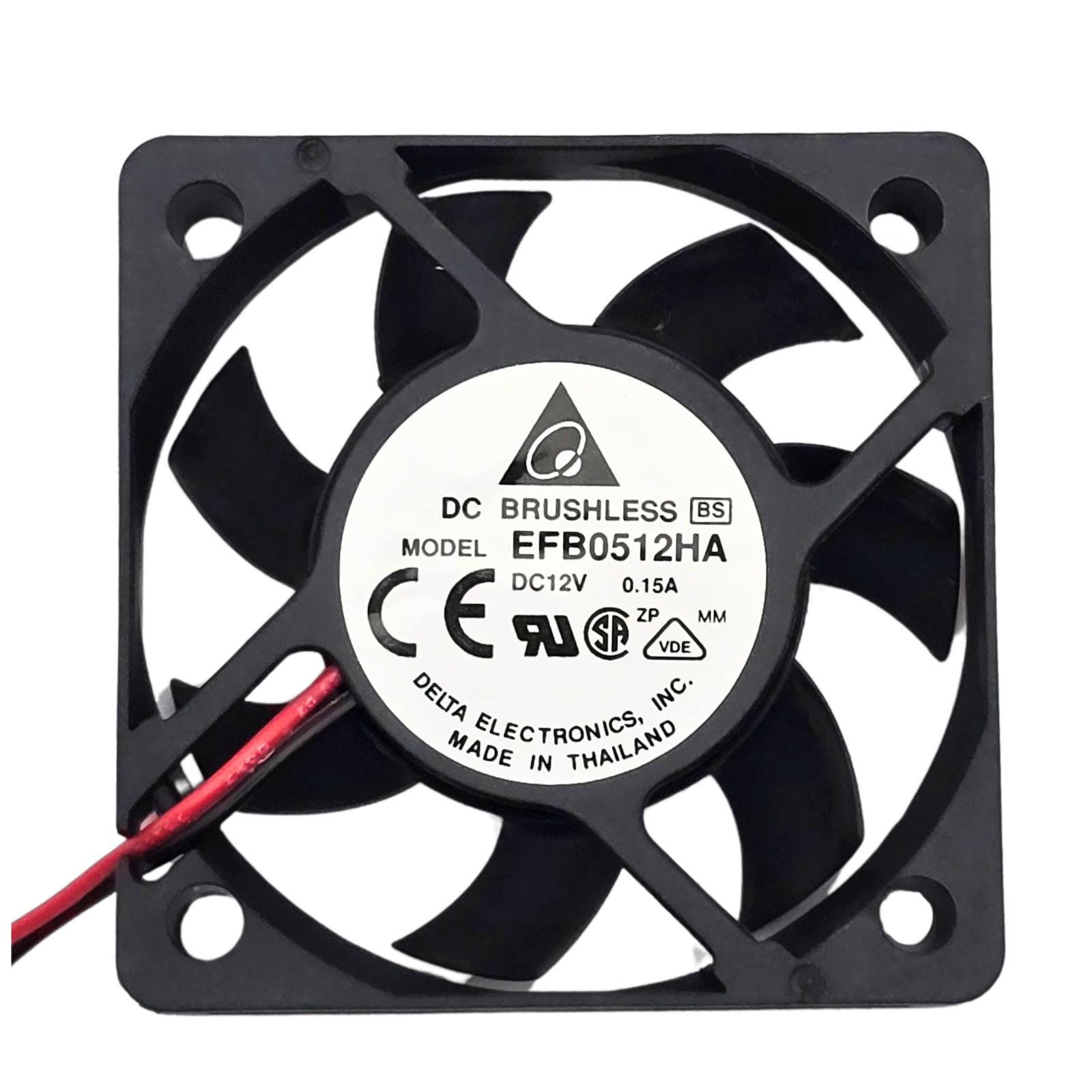 Delta 12V DC Brushless Tubeaxial Fan – 50mm Cooling Fan