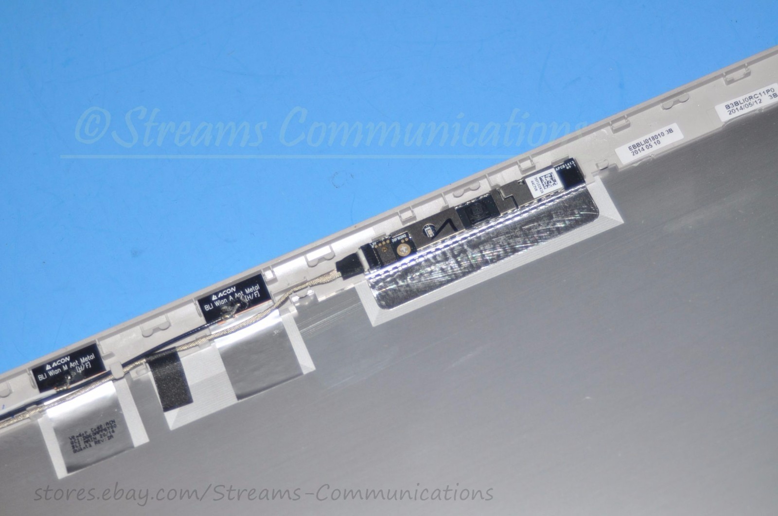 TOSHIBA Satellite S55-B S55-B5280 15.6 in LCD Back Cover Lid w/ Webcam + Antenna