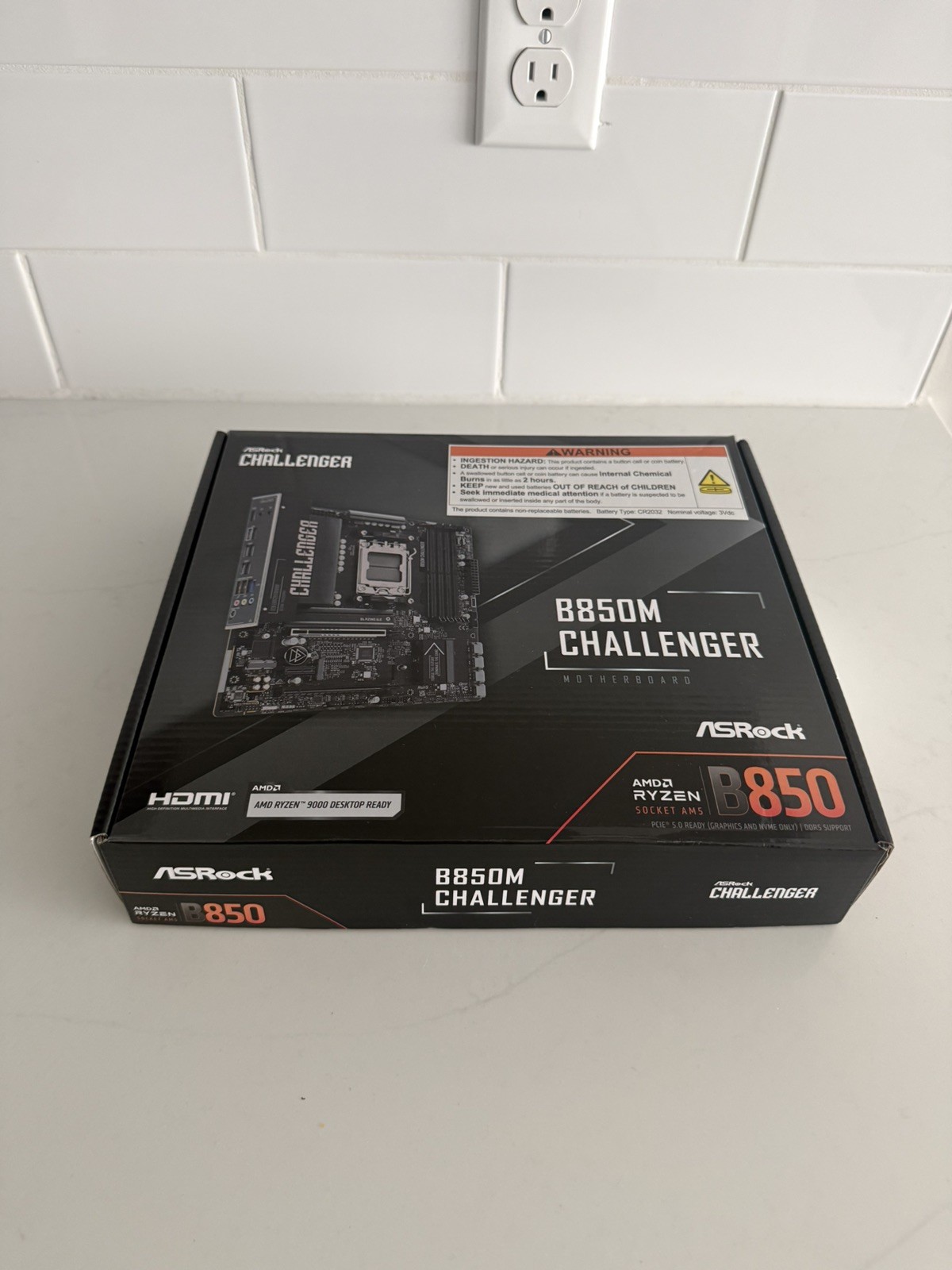 ASRock B850M Challenger AM5 AMD B850 Micro ATX Motherboard