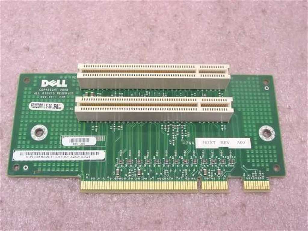 Dell 0583XT Riser Card 2 PCI Slots Rev A00 Foxconn LS-36 Desktop PC Expansion