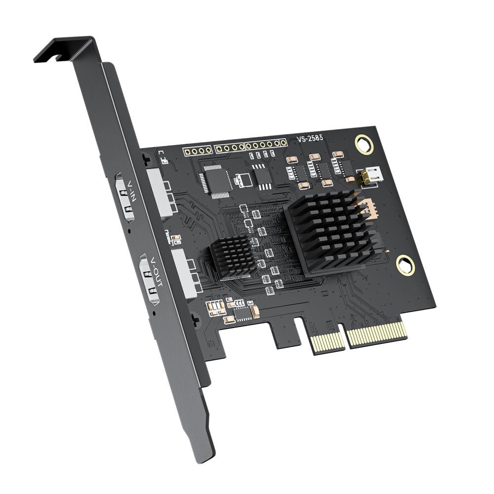 Acasis Internal 4K@60Hz HDMI PCIe Capture Card Loop-Out for Medical Gaming