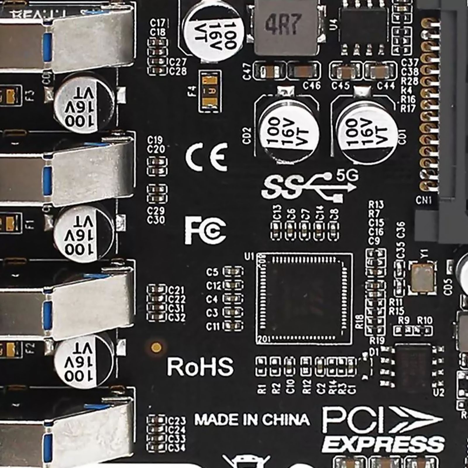 4-Ports USB 3.0 PCI-E Expansion Card PCI Express PCIe USB 3.0 HUB Adapter 5Gbps