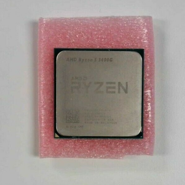 AMD RYZEN 5 3400G 4-Core 3.7 GHz (4.2 GHz Max Boost) Socket AM4 65W CPU