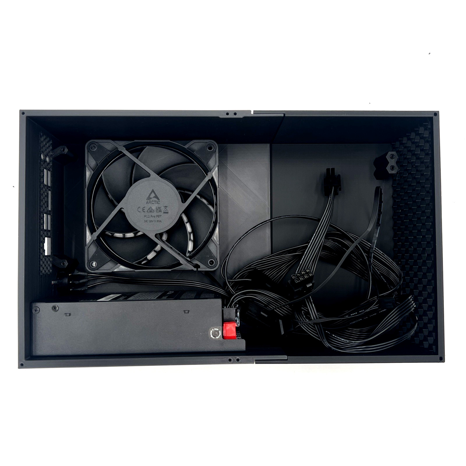 AMD BC250 OC Edition Steam Machine Computer Case Kit FLEX ATX Power Supply Fans