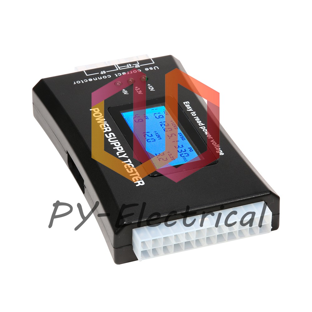 PC Computer LCD 20/24 Pin 4 PSU ATX BTX ITX SATA HDD Digital Power Supply Tester