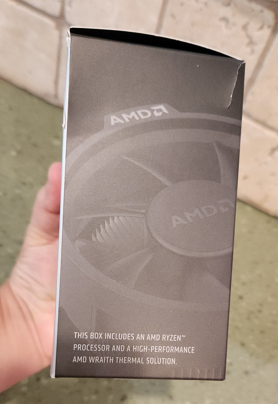 AMD SOCKET AM4 HEAT SINK FAN~PART 100-100000457BOX~NIP NEW FAN ONLY, NO CPU