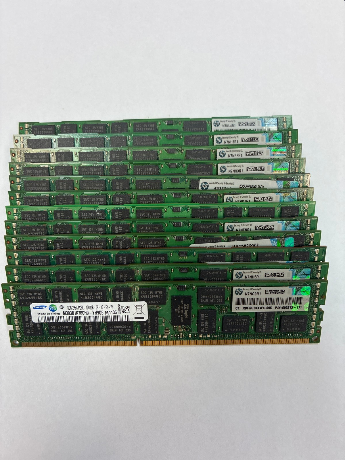 12x🔥 Samsung M393B1K70CH0-YH9Q5 8GB PC3L-10600R DDR3 ECC Registered Server RAM