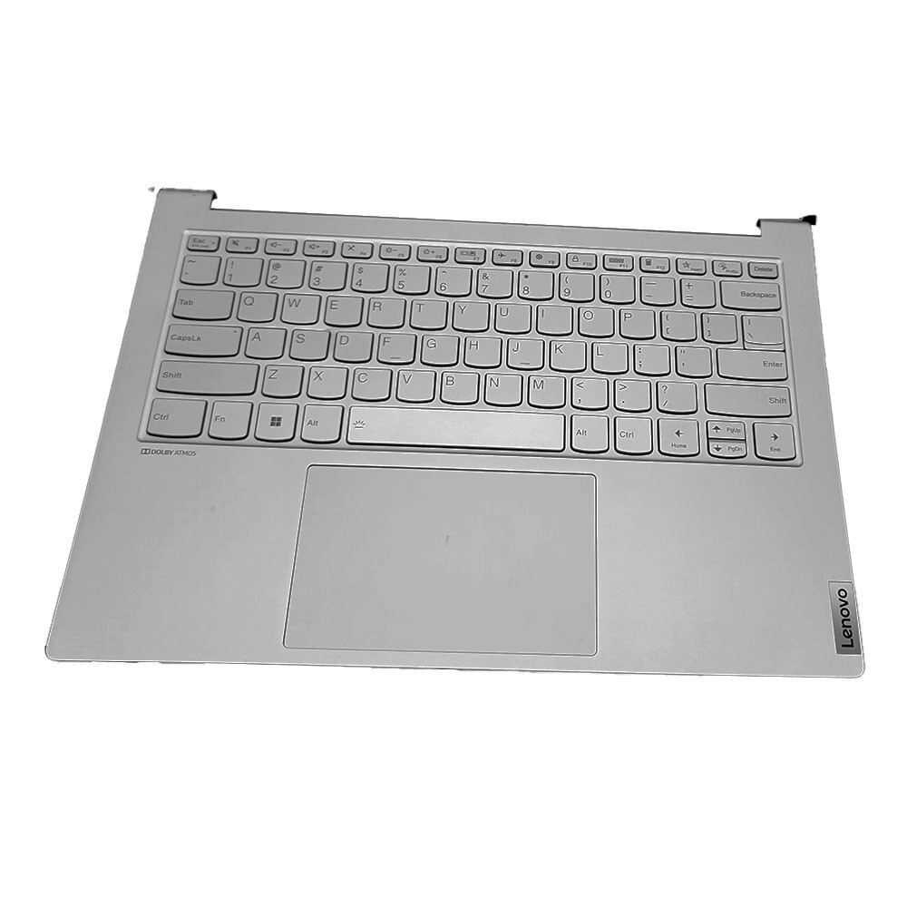 NEW For Lenovo IdeaPad Slim 7 14IAP7 Palmrest Backlit Keyboard Grey 5CB1H82621