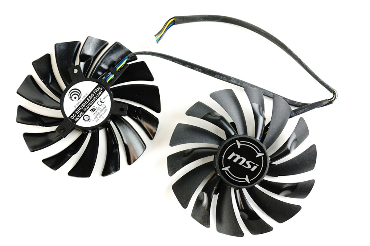 Full Set GPU Fan 95mm MSI 470 480 570 580 Gaming X PLD10010S12HH | US Seller,…