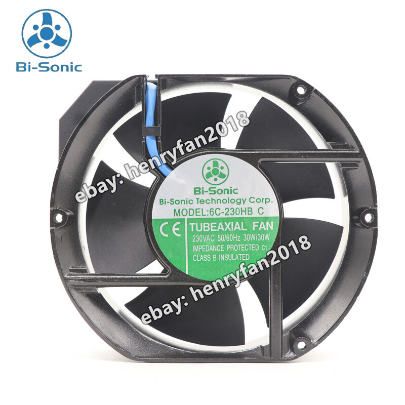 Bi-sonic 6C-230HB C Axial Fan 230V 50/60Hz 30W 172*150*51MM Cabinet Cooling Fan
