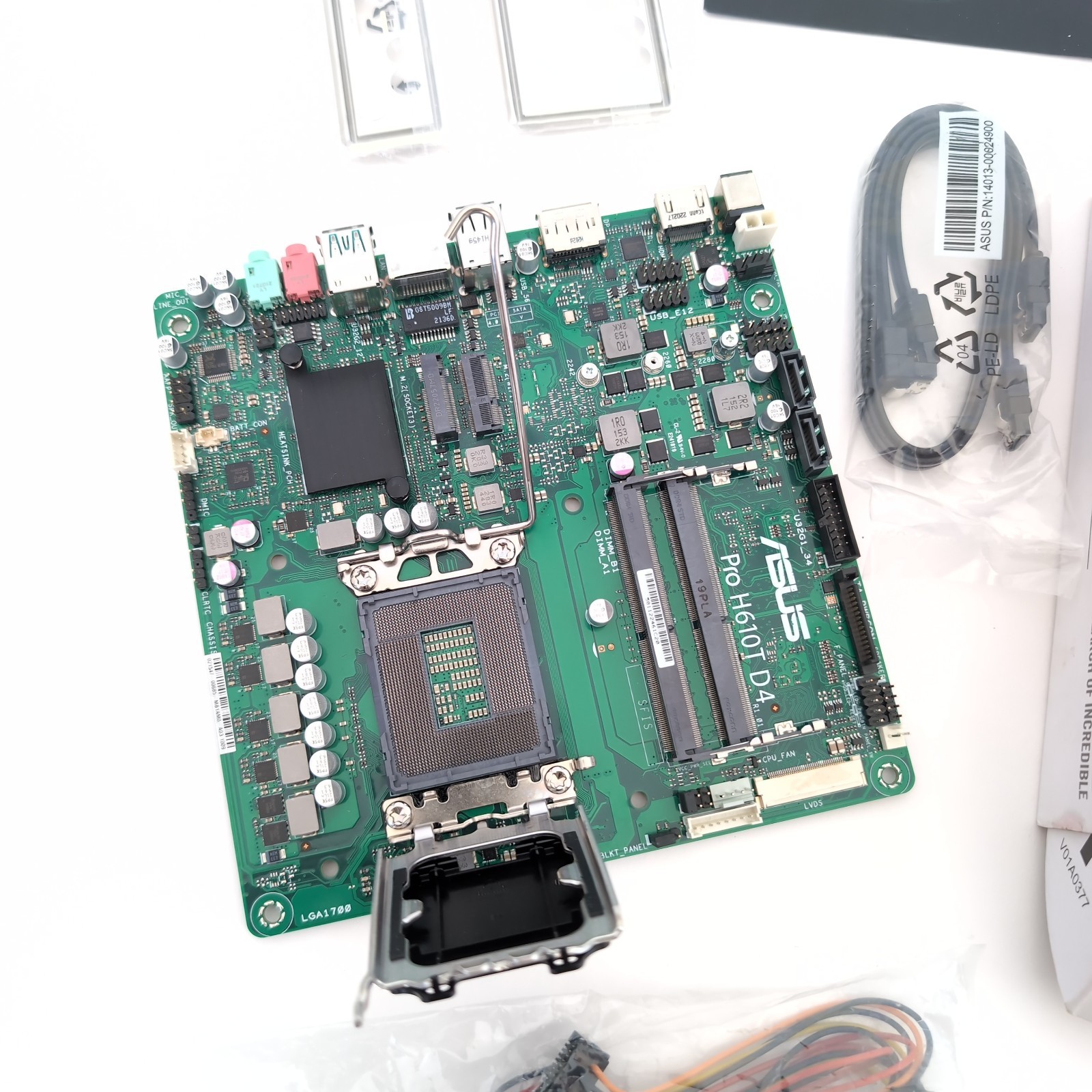 ASUS PRO H610M-CT2 D4 LGA 1700 ATX Intel Motherboard 12th Gen 2022