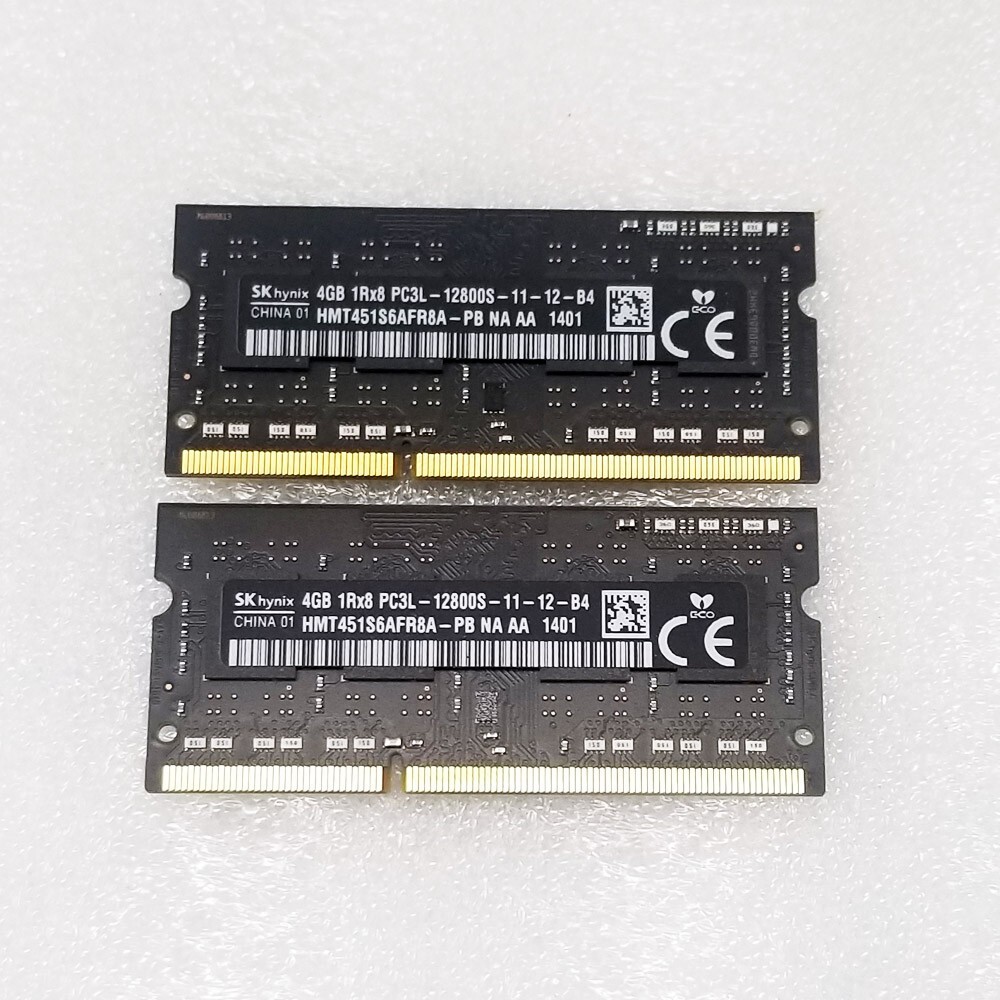 Genuine Apple Ram Memory Hynix 8GB (2x4GB) DDR3-1600 PC3L-12800S soDimm