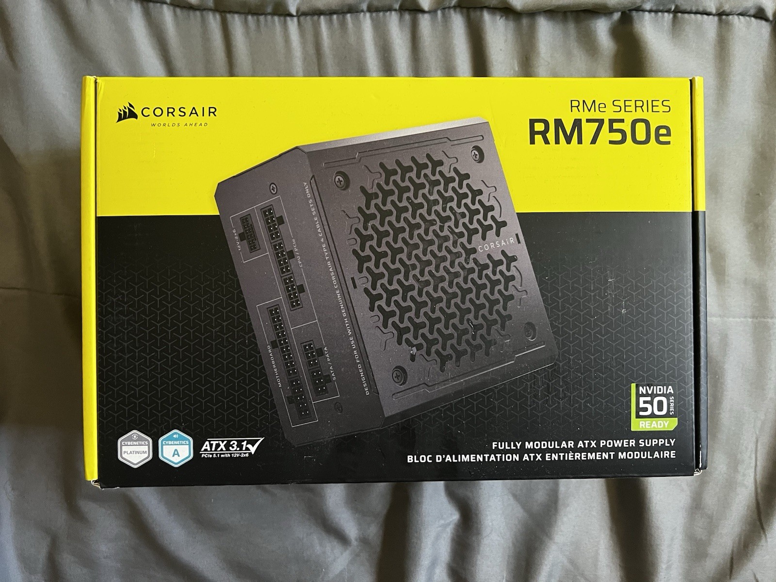 Corsair RM750e RMe Series Fully Modular ATX 750W Power Supply, 24 Pin, 1 Fan
