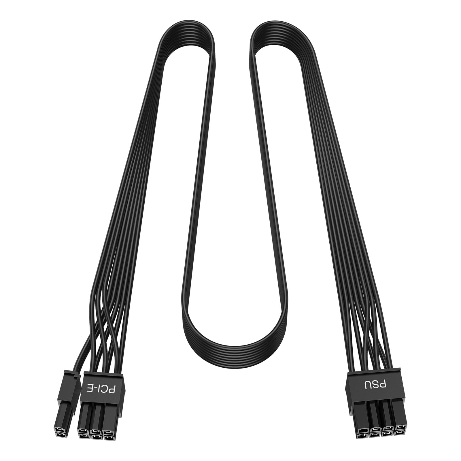J&D PCIe Cable, Male to Male 8 Pin to 6+2 Pin GPU Power Cable, Compatible wit…