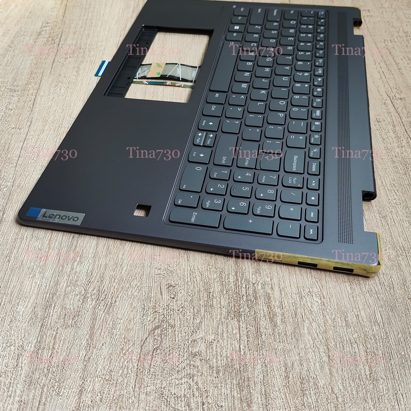 New 5CB1L31865 For Lenovo Yoga 7 16IRL8 Type 82YN Palmrest Keyboard Cover Gray