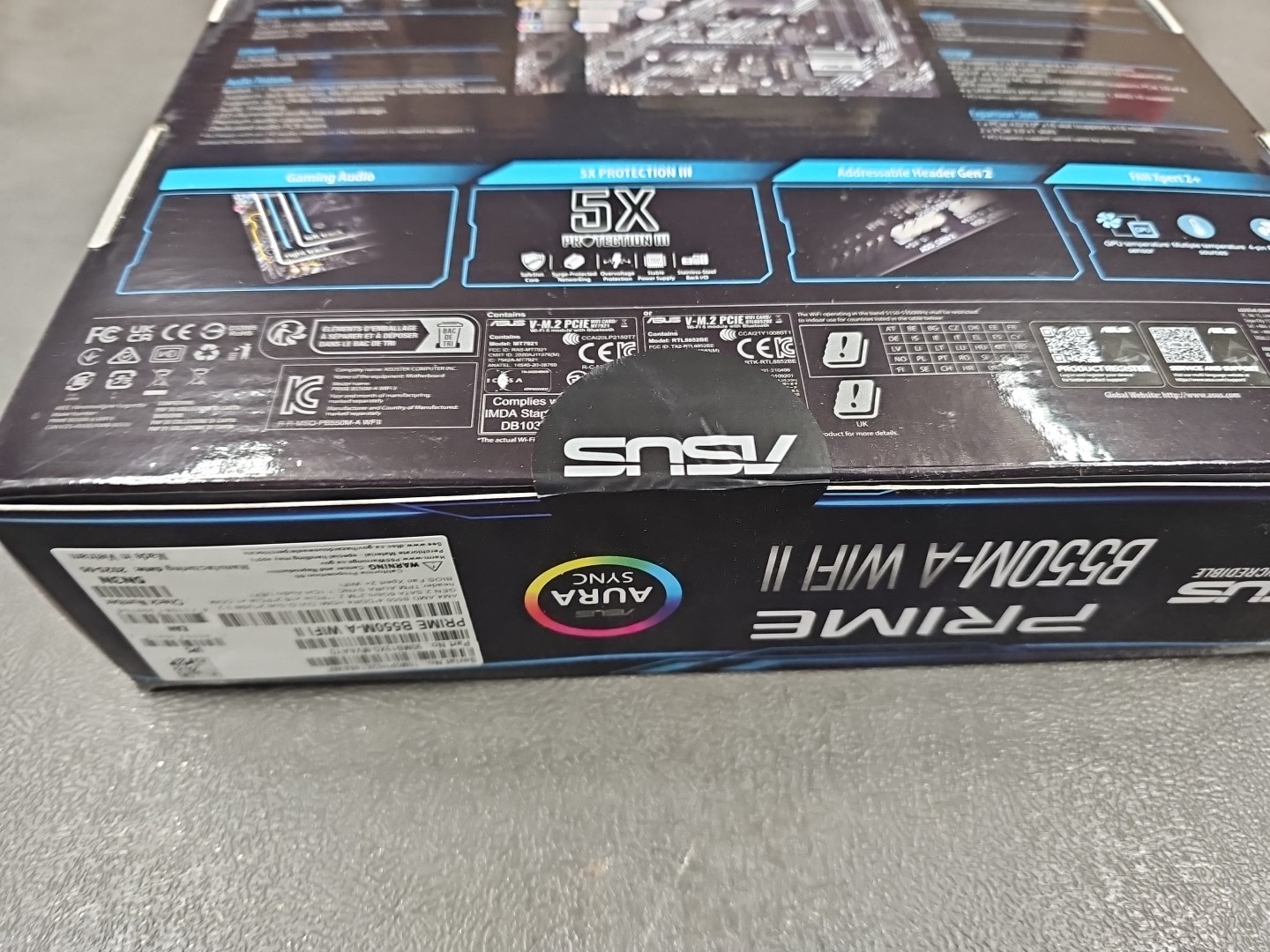 ASUS Prime B550M-A Wifi II AMD AM4 DDR4 Micro ATX Motherboard