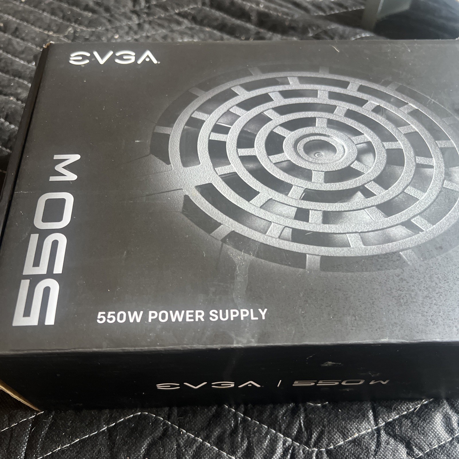 EVGA 550 W1 550W 80+ Power Supply PSU 100-W1-0550-K1 NEW Open Box Complete