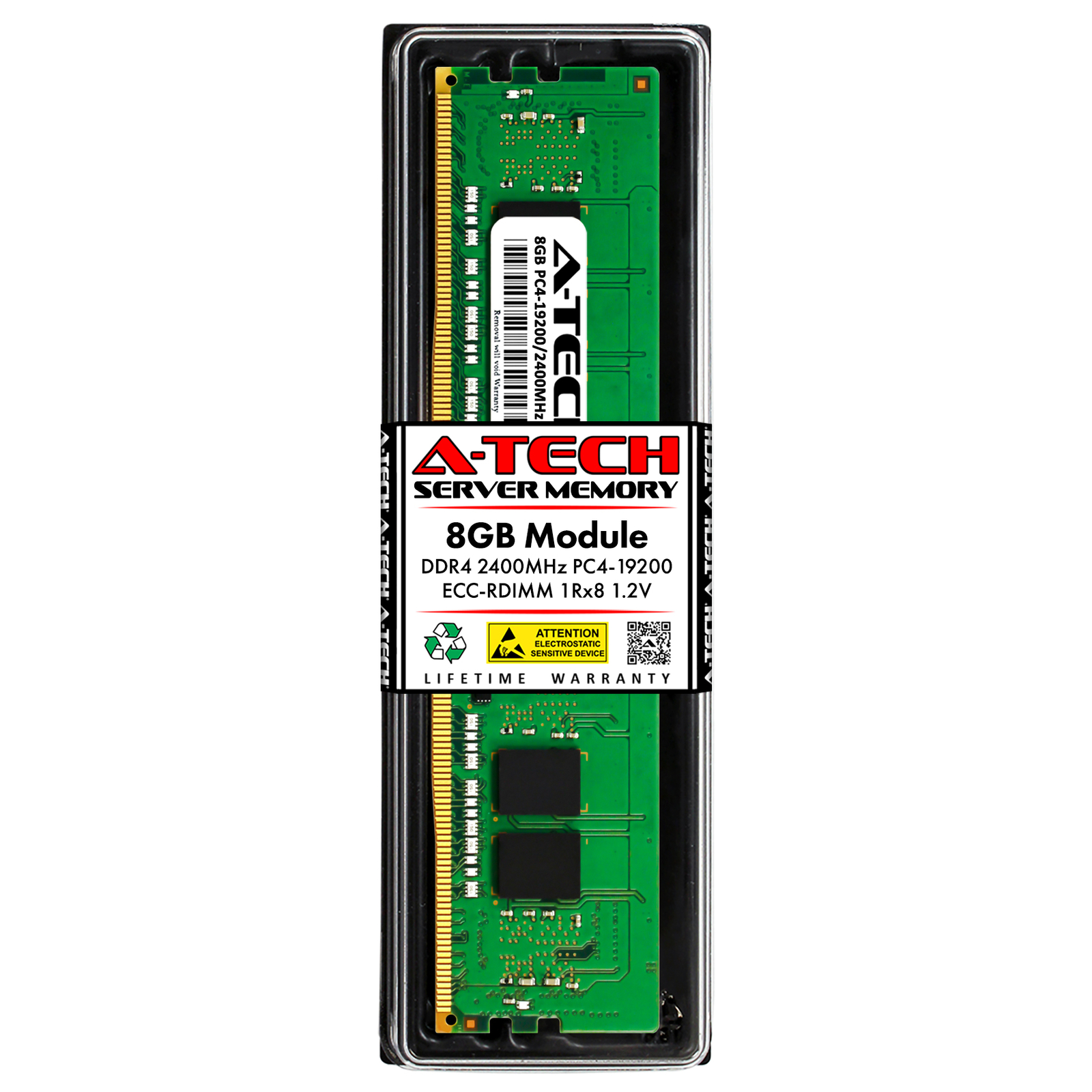 8GB DDR4-2400 ECC RDIMM (KINGSTON KSM24RS8/8MEI Equivalent) Server Memory RAM