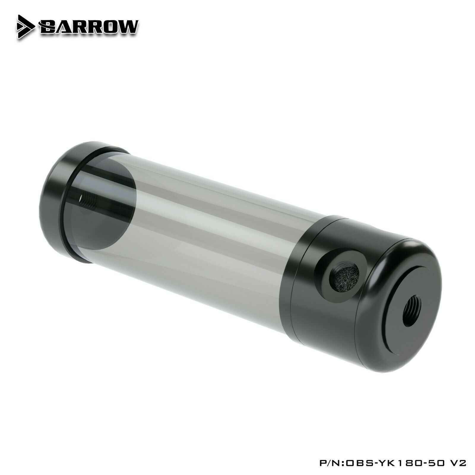 Barrow 50mm x 130mm 180mm 230mm Acrylic Smoke Tube Reservoir for Water Cooling