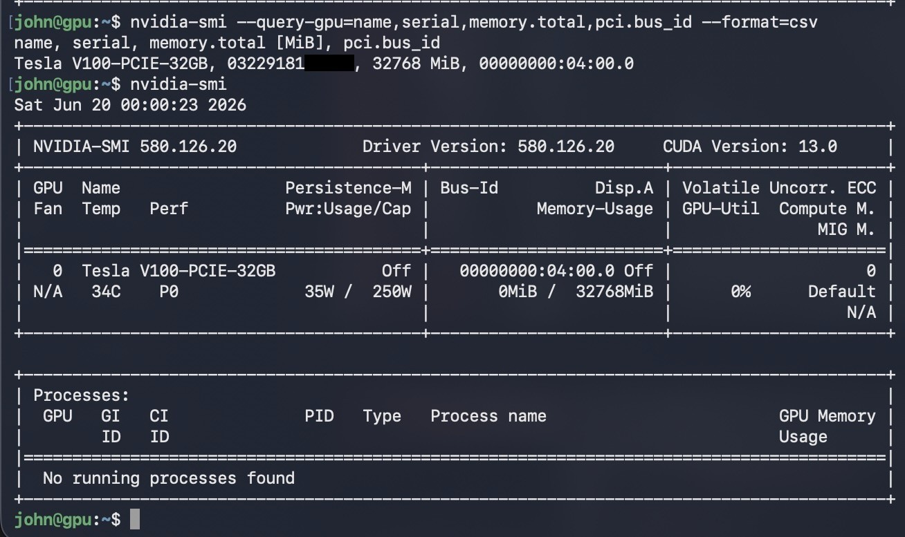 NVIDIA Tesla V100 32GB PCIe GPU Accelerator – 32GB HBM2 – Tested Pull