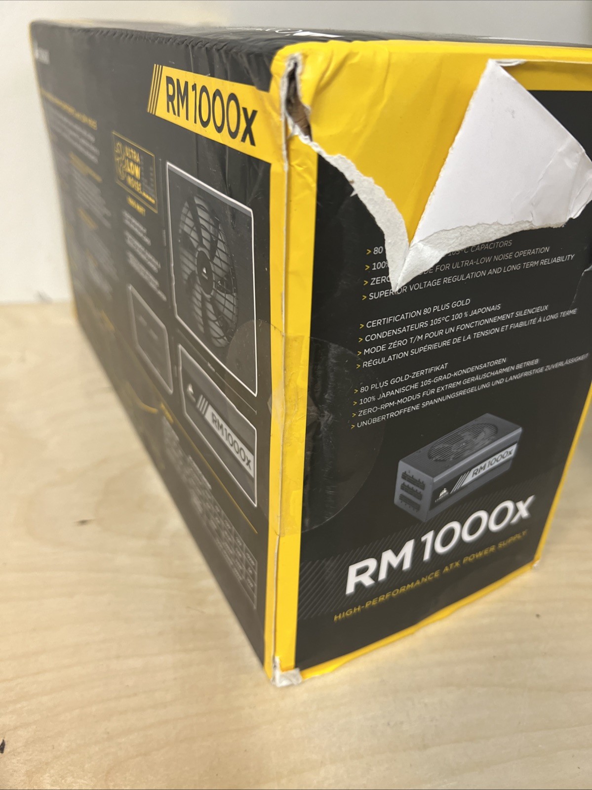 CORSAIR RMx Series RM1000X 1000W 80 PLUS GOLD Haswell Ready Full Modular ATX12V