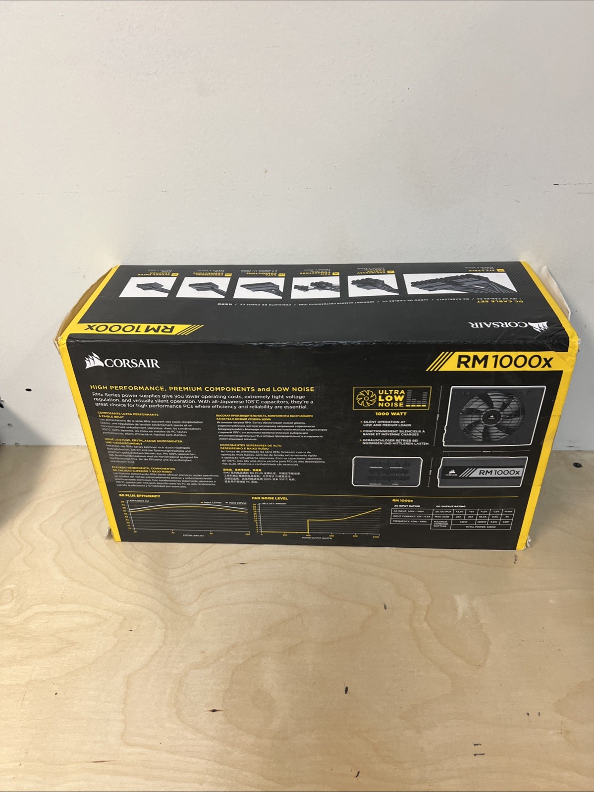 CORSAIR RMx Series RM1000X 1000W 80 PLUS GOLD Haswell Ready Full Modular ATX12V